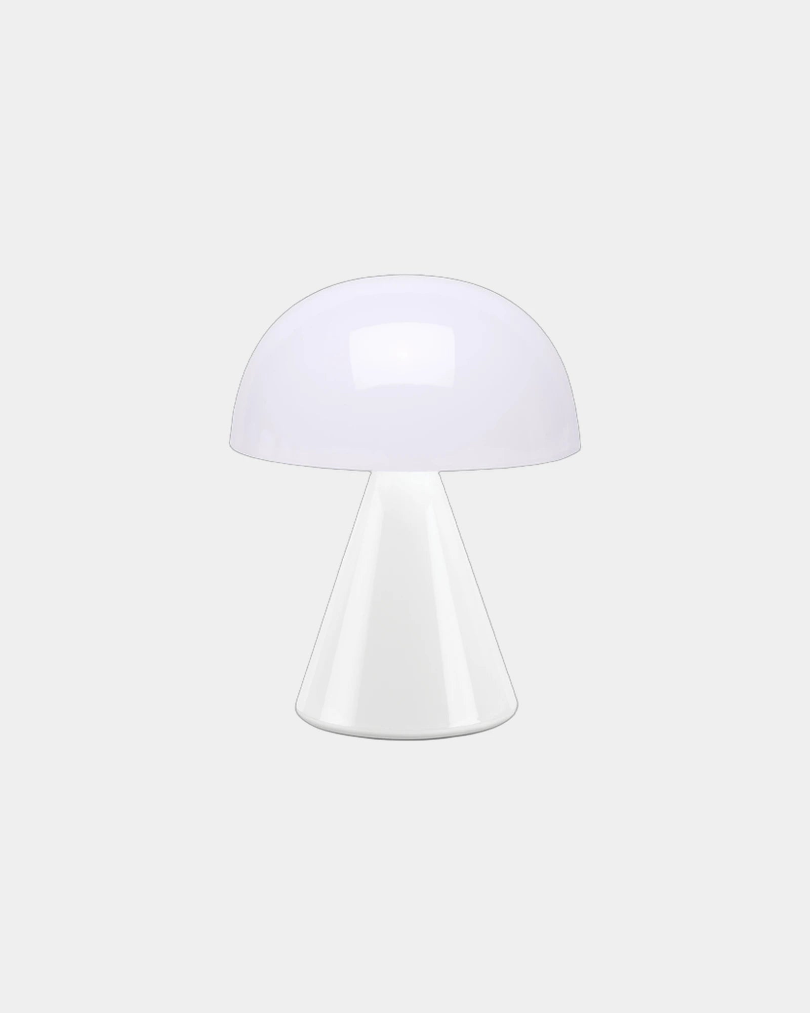 Lampe LED portable Lexon Mina L à personnaliser - Glossy White