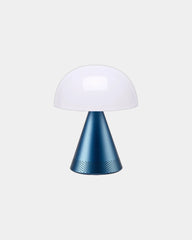 Lampe LED portable aluminium Lexon Mina L Audio à personnaliser - Dark Blue