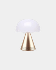 Lampe LED portable aluminium Lexon Mina L Audio à personnaliser - Soft  Gold