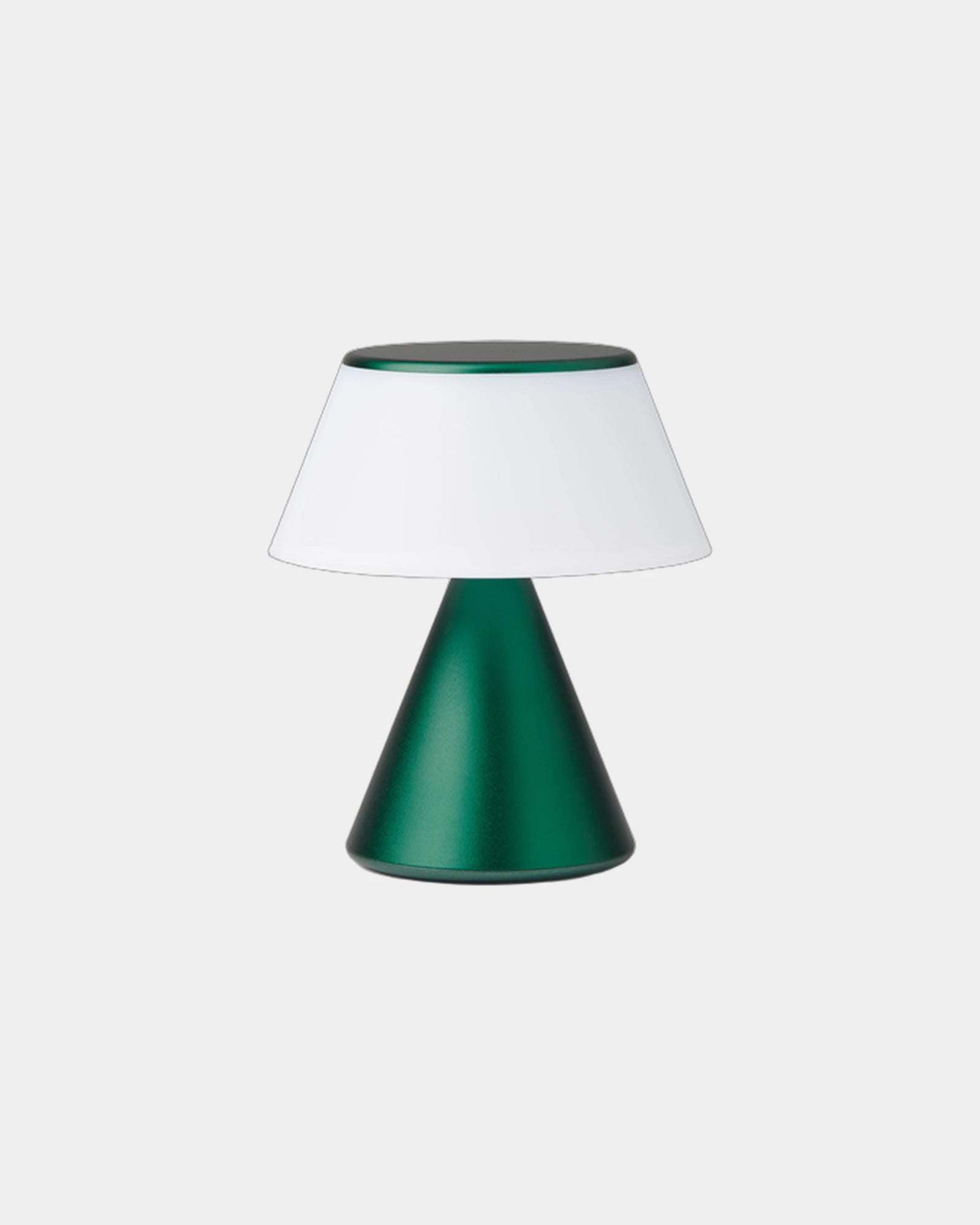 Lampe LED aluminium Lexon Luma M à personnaliser - Dark Green