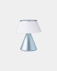Lampe LED aluminium Lexon Luma M à personnaliser - Light Blue