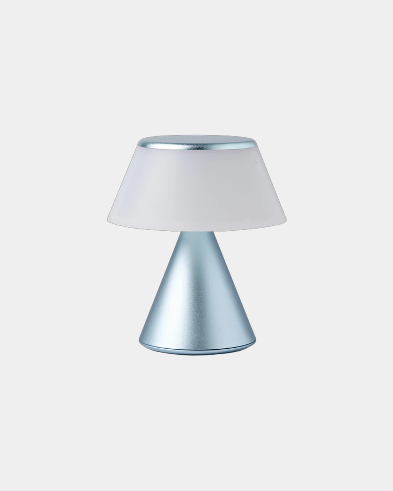 Lampe LED portable aluminium Lexon Luma S à personnaliser - Light Blue