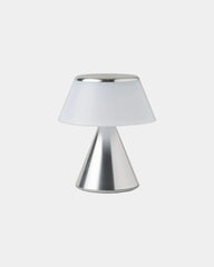 Lampe LED portable aluminium Lexon Luma S à personnaliser - Alu Polished