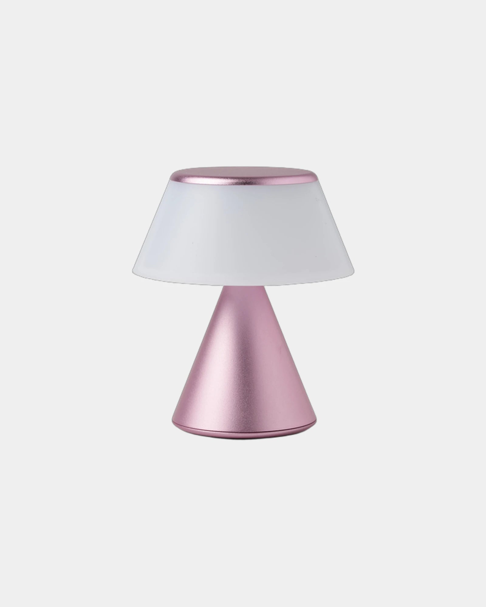 Lampe LED portable aluminium Lexon Luma S à personnaliser - Light Pink