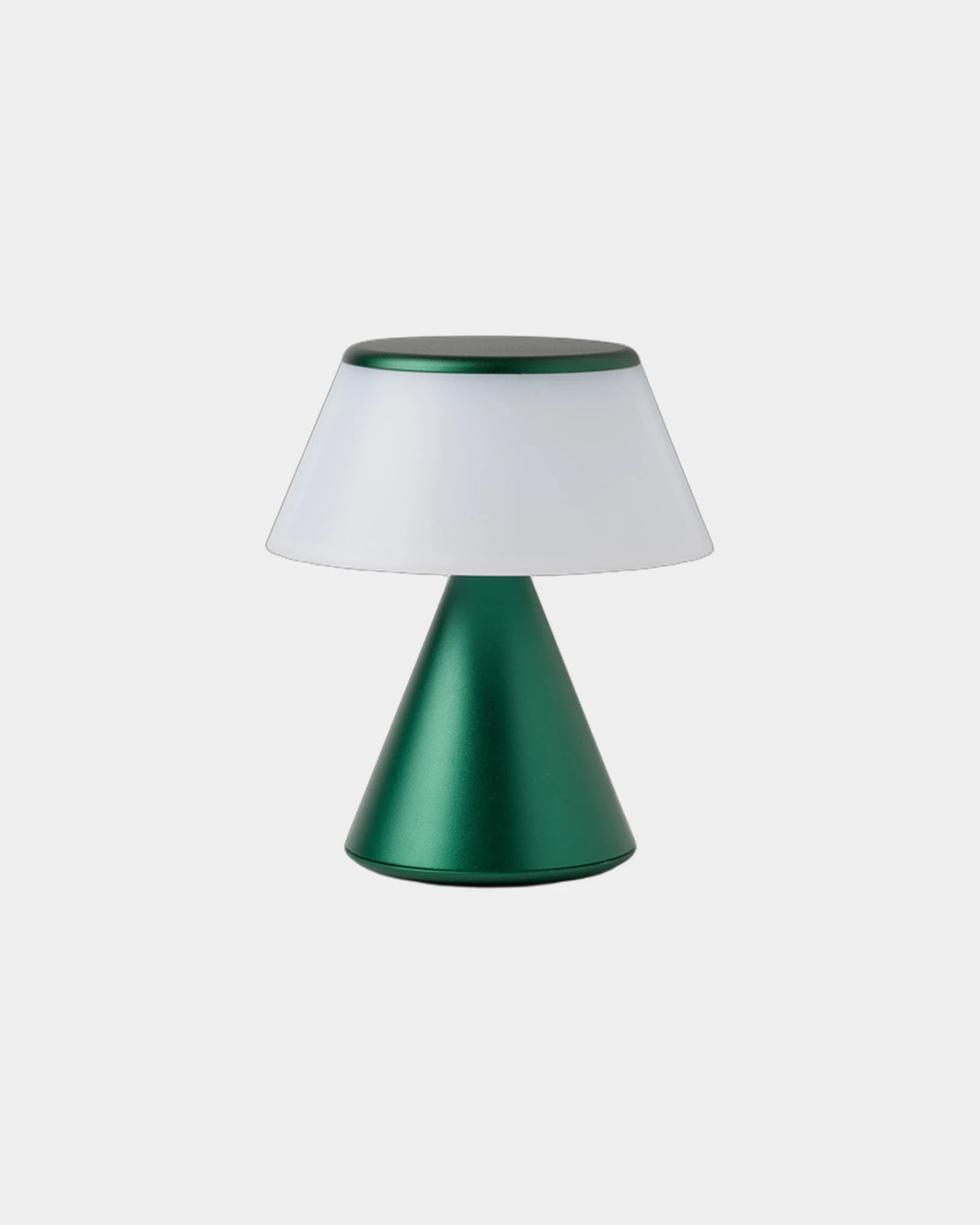 Lampe LED portable aluminium Lexon Luma S à personnaliser - Dark Green