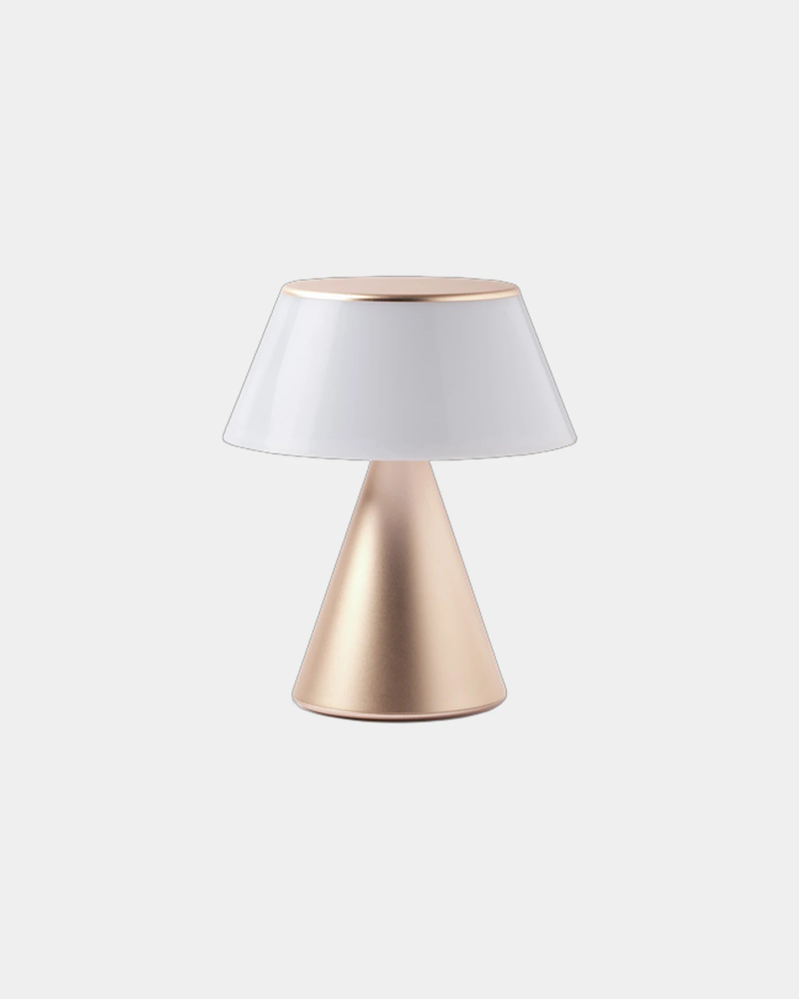 Lampe LED aluminium Lexon Luma L à personnaliser - Soft Gold