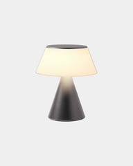 Lampe LED aluminium Lexon Luma L à personnaliser - Gun Metal
