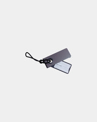 Étiquette à bagages aluminium Lexon Neo Luggage Tag à personnaliser - Gun Metal