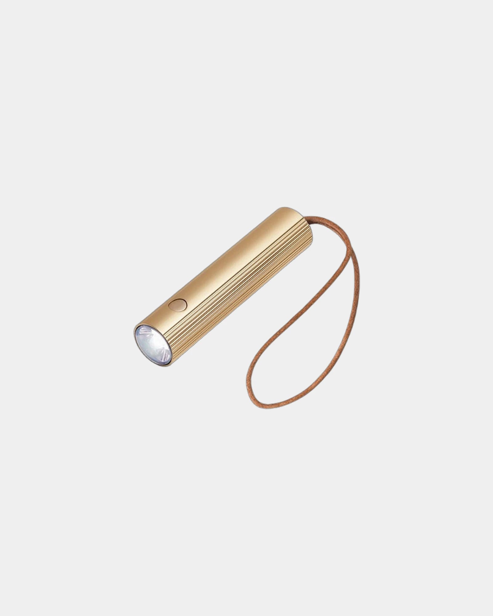 Lampe LED aluminium Lexon Fine Bag Light 2 à personnaliser - Light Gold