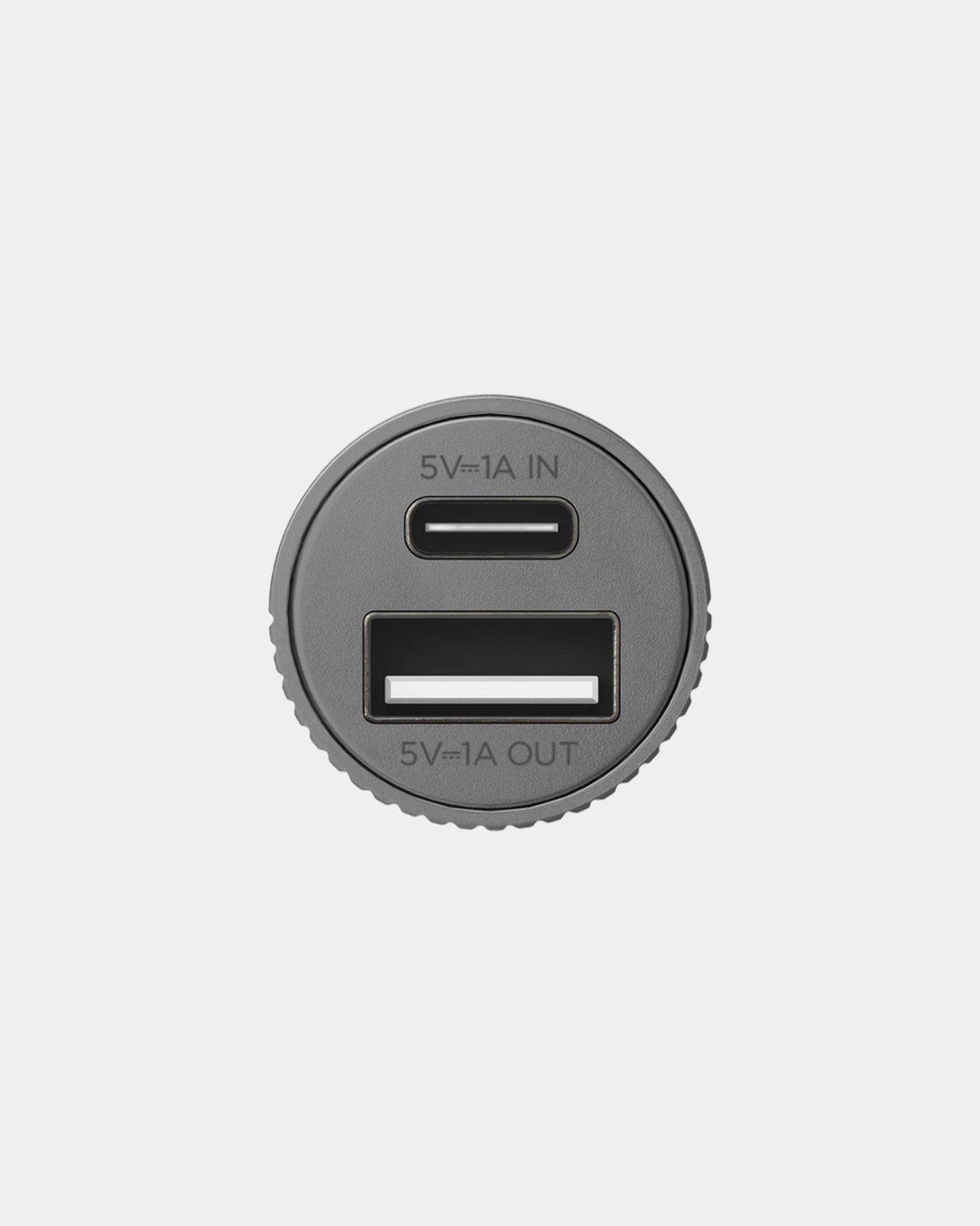 Batterie externe aluminium Lexon Fine Tube Power Bank à personnaliser - Gun Metal