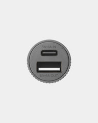 Batterie externe aluminium Lexon Fine Tube Power Bank à personnaliser - Gun Metal