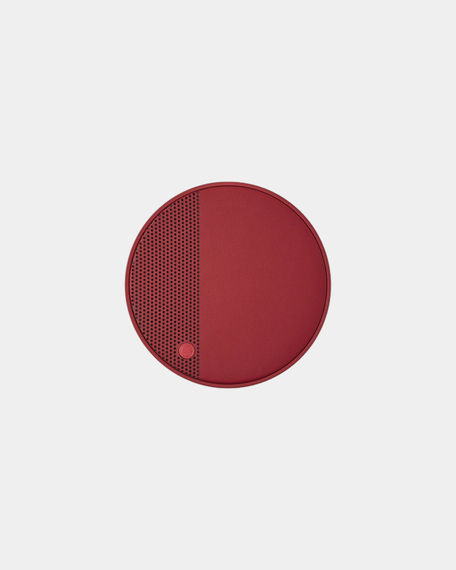 Station de recharge sans fil Lexon Oslo Energy+ à personnaliser - Synthetic Leather Red/Red
