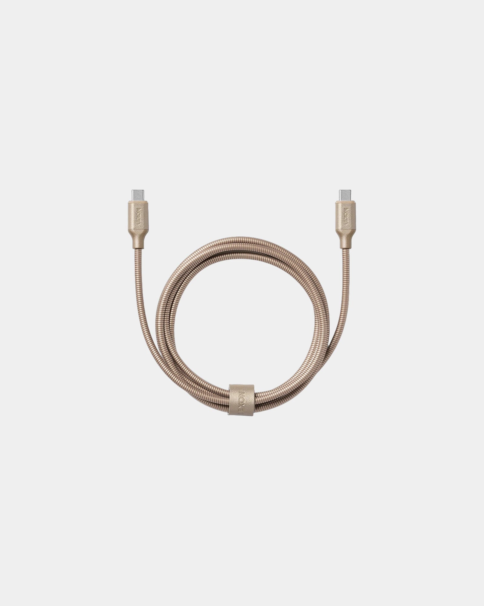 Câble USB-C métal Lexon Metali-C 1.5m à personnaliser - Soft Gold