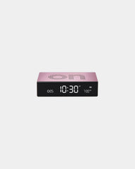 Réveil aluminium Lexon Flip Premium à personnaliser - Light Pink