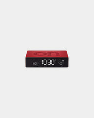 Réveil aluminium Lexon Flip Premium à personnaliser - Red