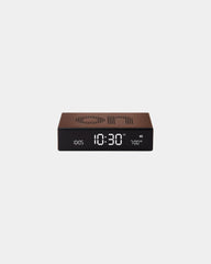 Réveil aluminium Lexon Flip Premium à personnaliser - Bronze