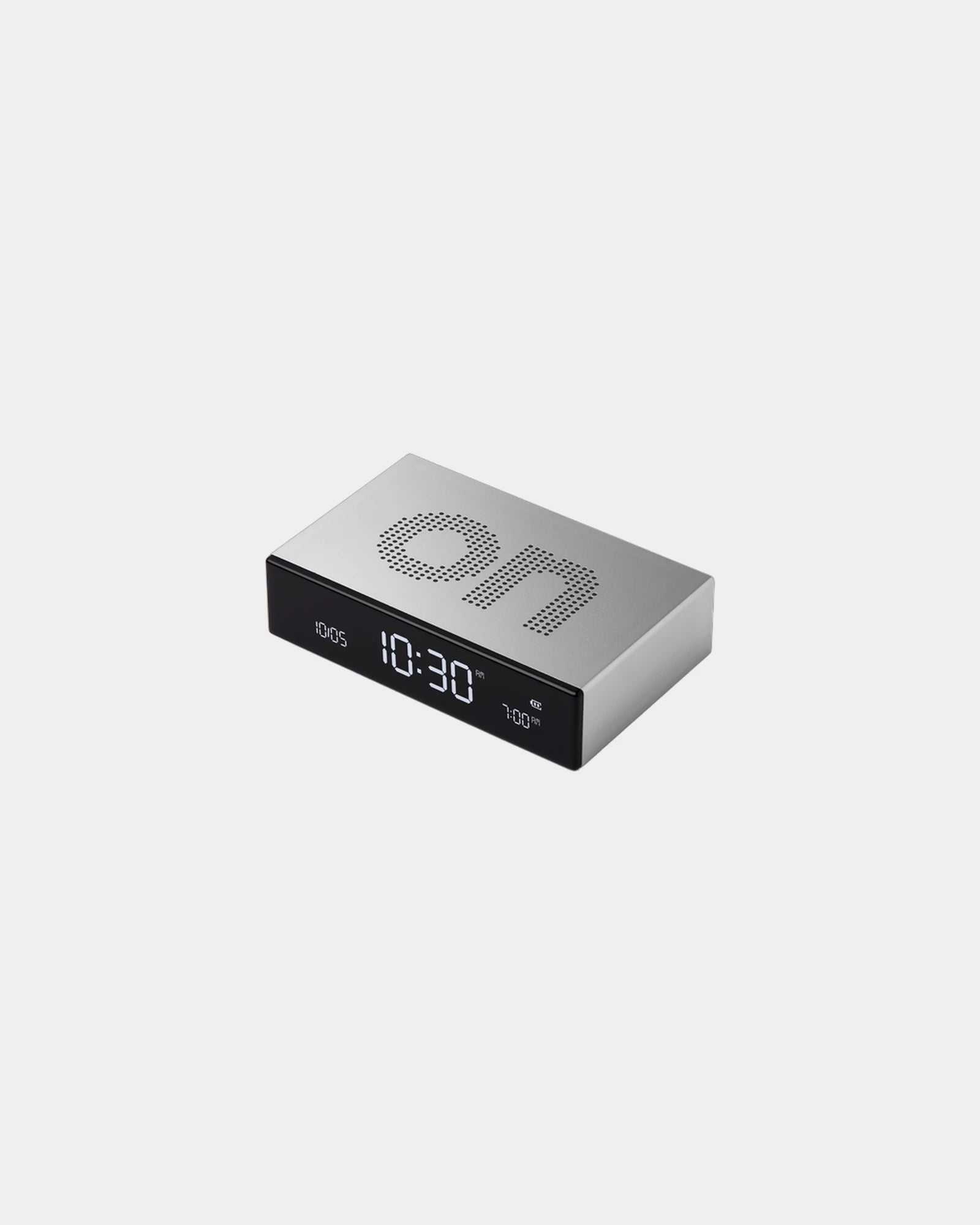 Réveil aluminium Lexon Flip Premium à personnaliser - 1