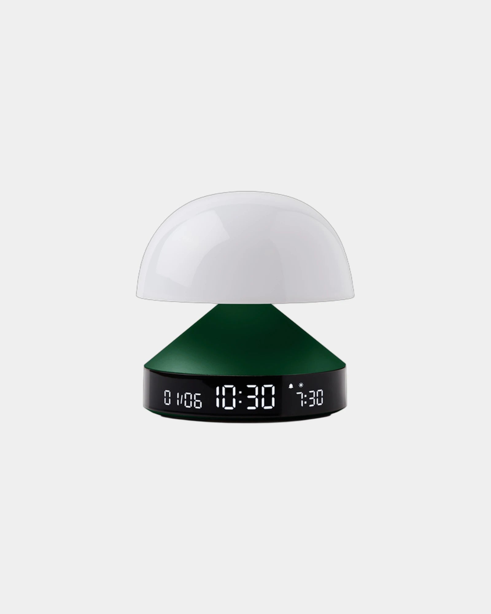 Lampe réveil Lexon Mina Sunrise personnalisable à personnaliser - Dark Green
