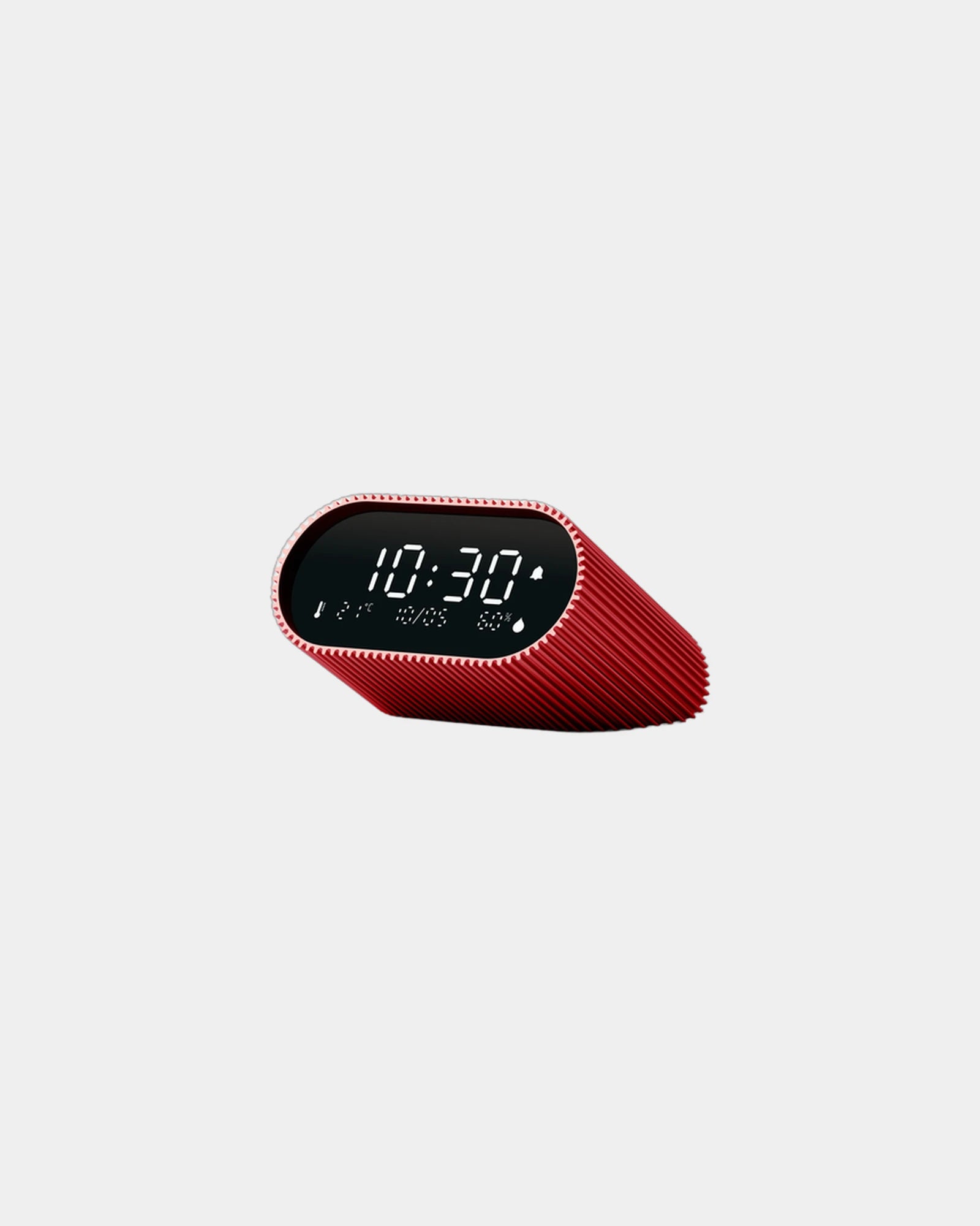 Lampe-réveil aluminium Lexon Ray Clock à personnaliser - 23