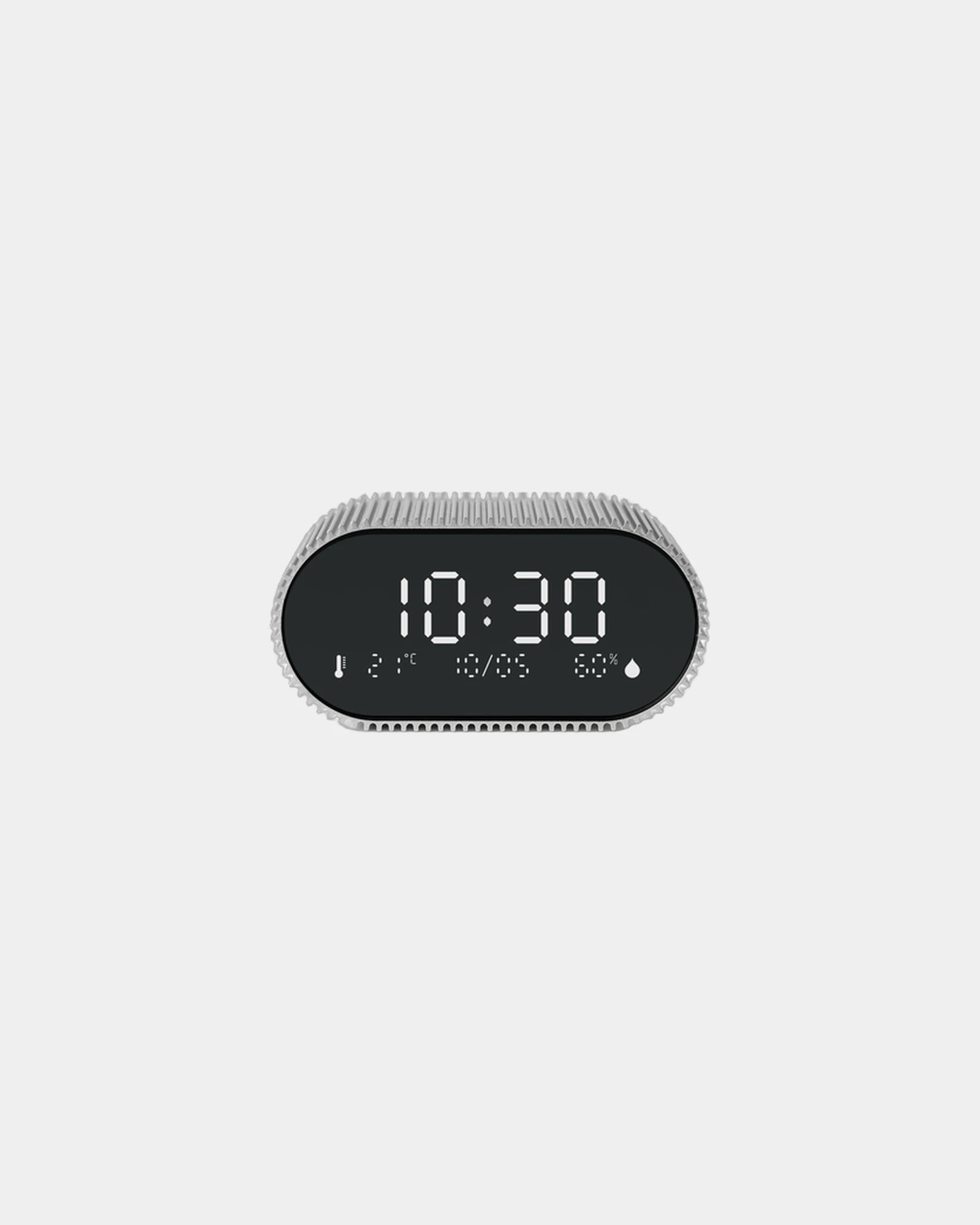 Lampe-réveil aluminium Lexon Ray Clock à personnaliser - 17