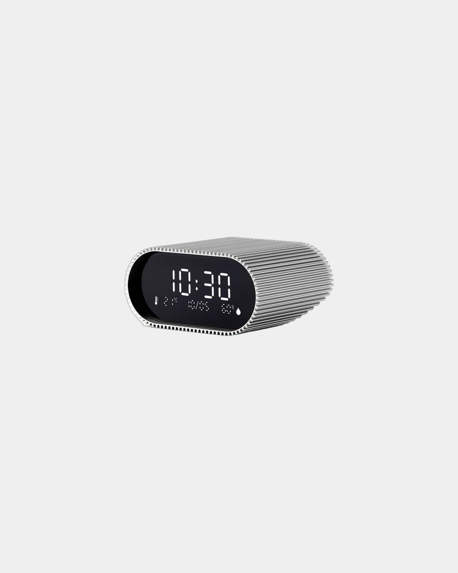 Lampe-réveil aluminium Lexon Ray Clock à personnaliser - 19