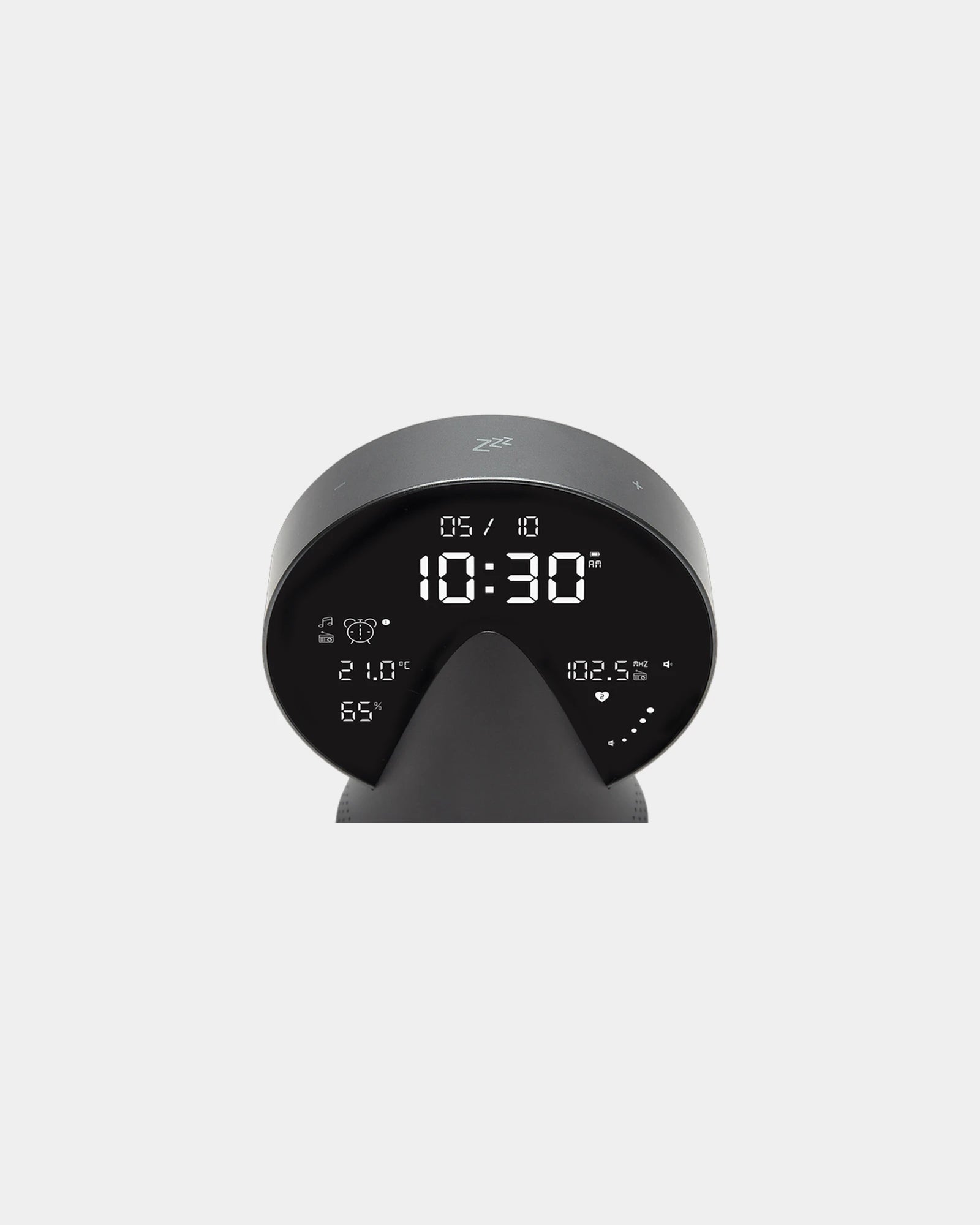 Radio-réveil Bluetooth aluminium Lexon Conic à personnaliser - 39