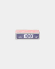 Réveil LCD réversible Lexon Flip+ MIMOSA à personnaliser - Rose Quartz