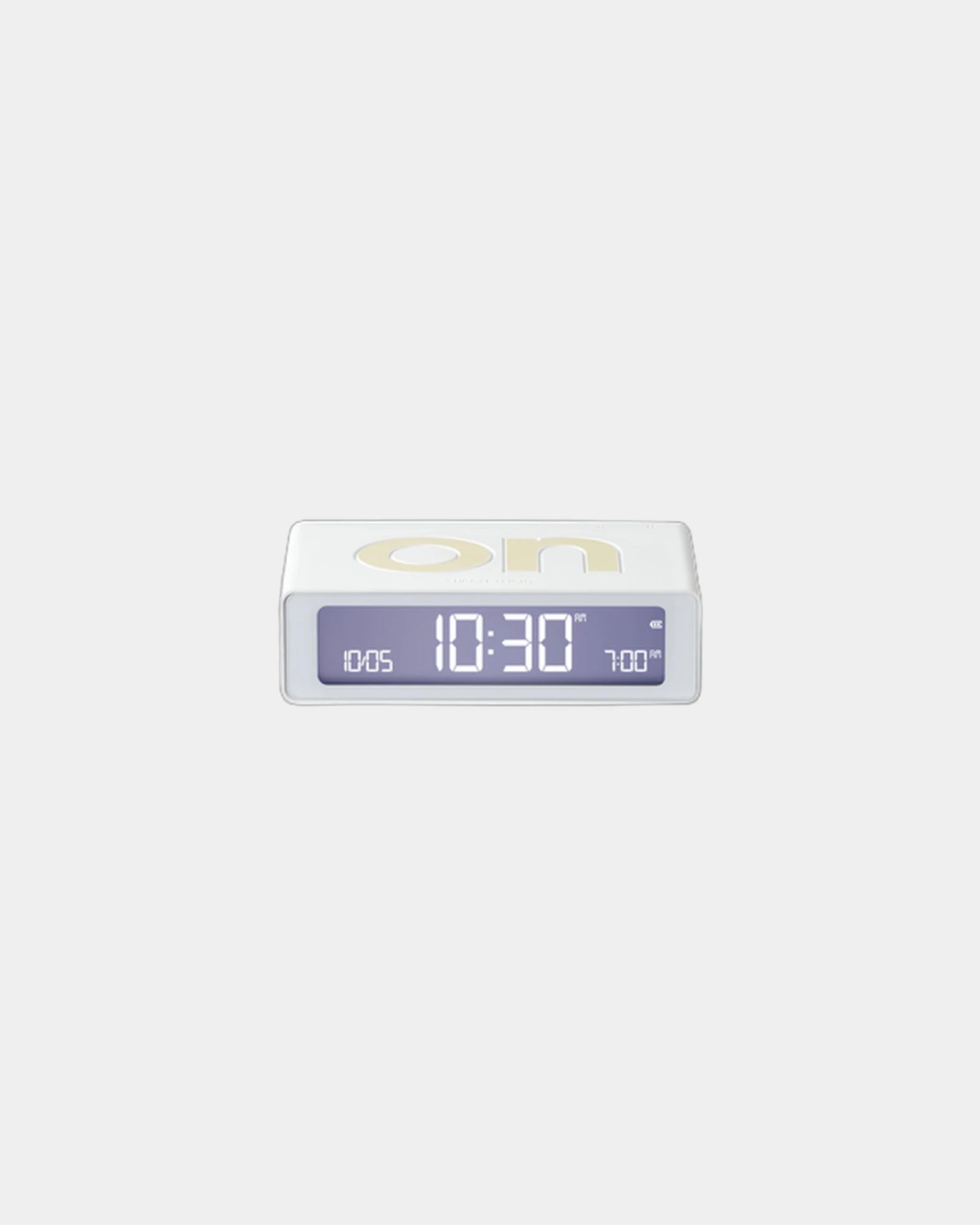 Réveil LCD réversible Lexon Flip Mini à personnaliser - White