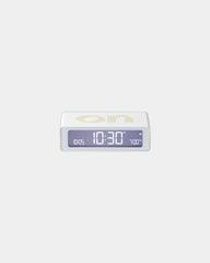 Réveil LCD réversible Lexon Flip Mini à personnaliser - White