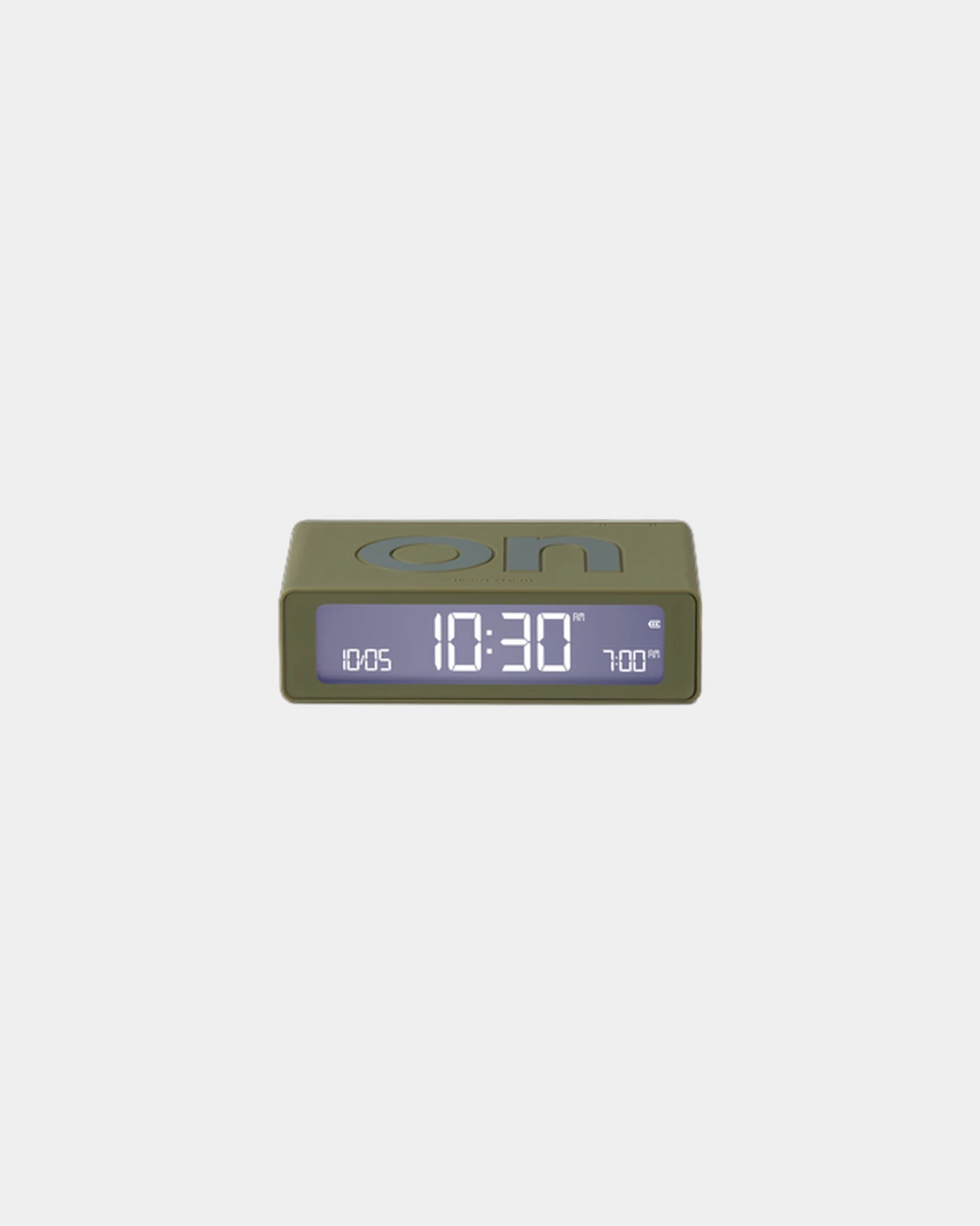 Réveil LCD réversible Lexon Flip Mini à personnaliser - Kakhi
