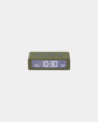 Réveil LCD réversible Lexon Flip Mini à personnaliser - Kakhi