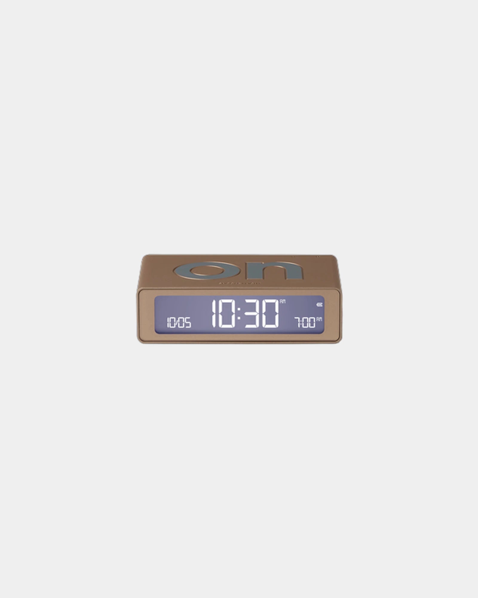 Réveil LCD réversible Lexon Flip Mini à personnaliser - Soft Gold