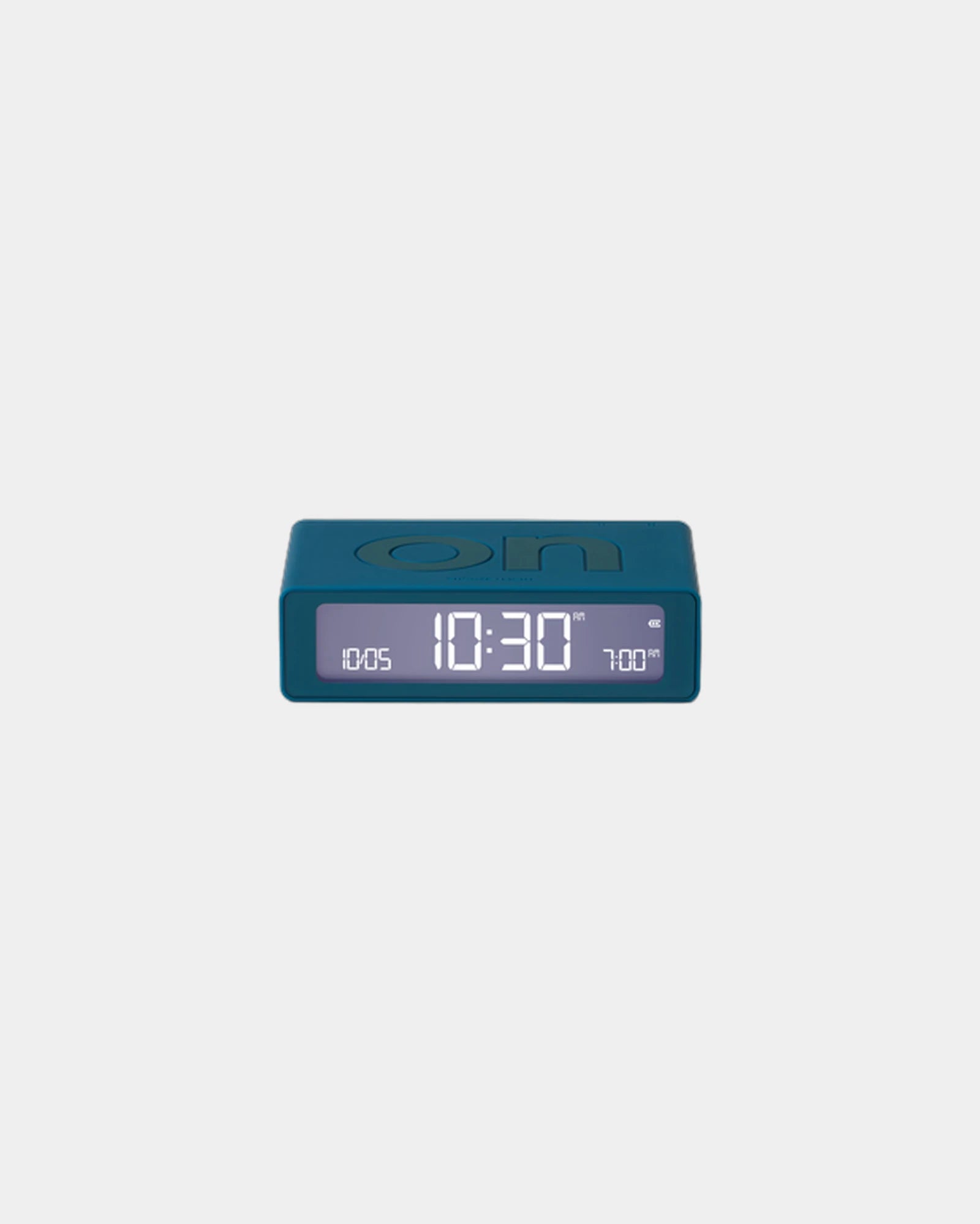 Réveil LCD réversible Lexon Flip Mini à personnaliser - Duck Blue