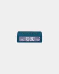 Réveil LCD réversible Lexon Flip Mini à personnaliser - Duck Blue