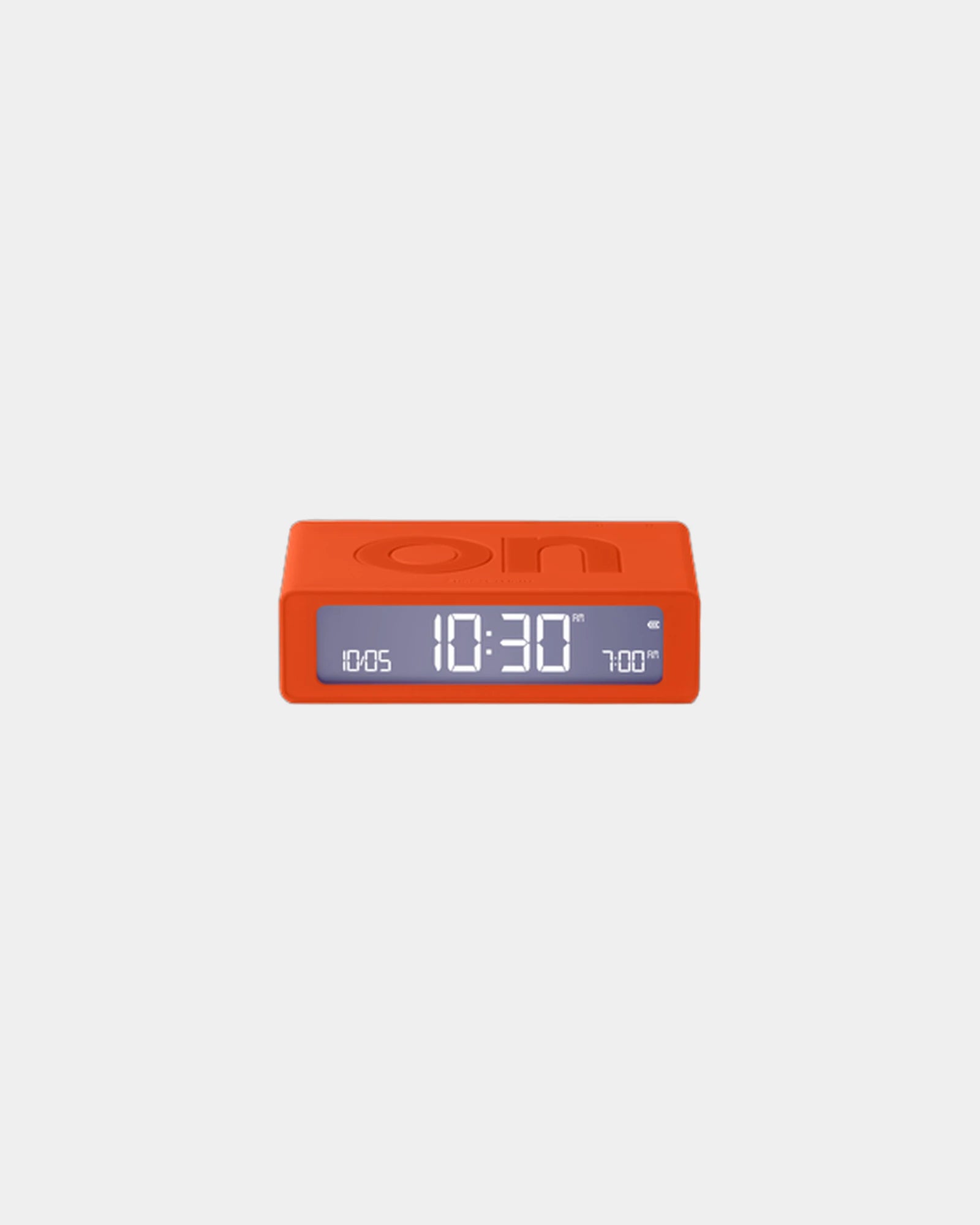 Réveil LCD réversible Lexon Flip Mini à personnaliser - Orange