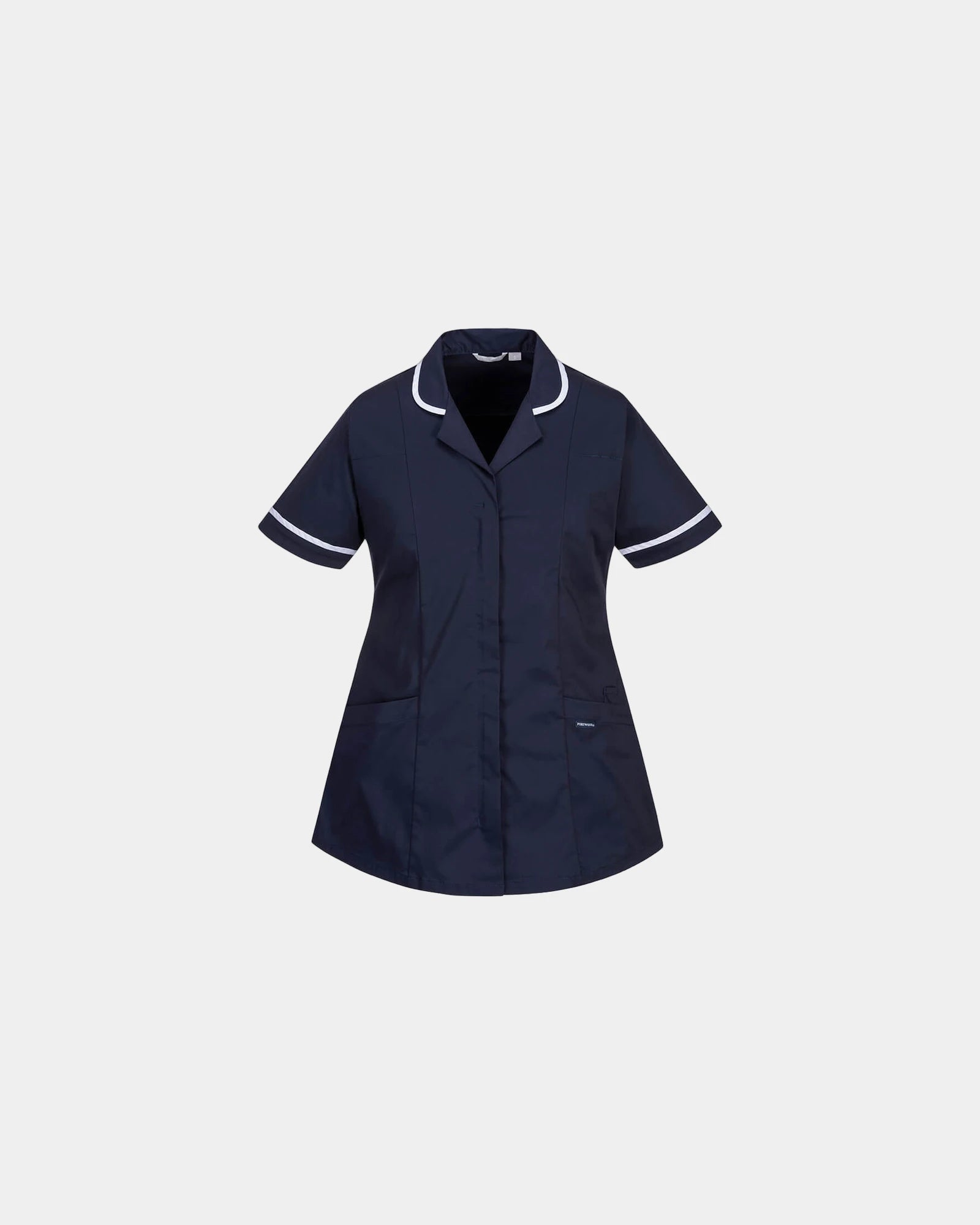 Tunique classique stretch 65% polyester à personnaliser - Bleu Marine