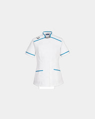 Tunique médicale 65% polyester à personnaliser - Blanc