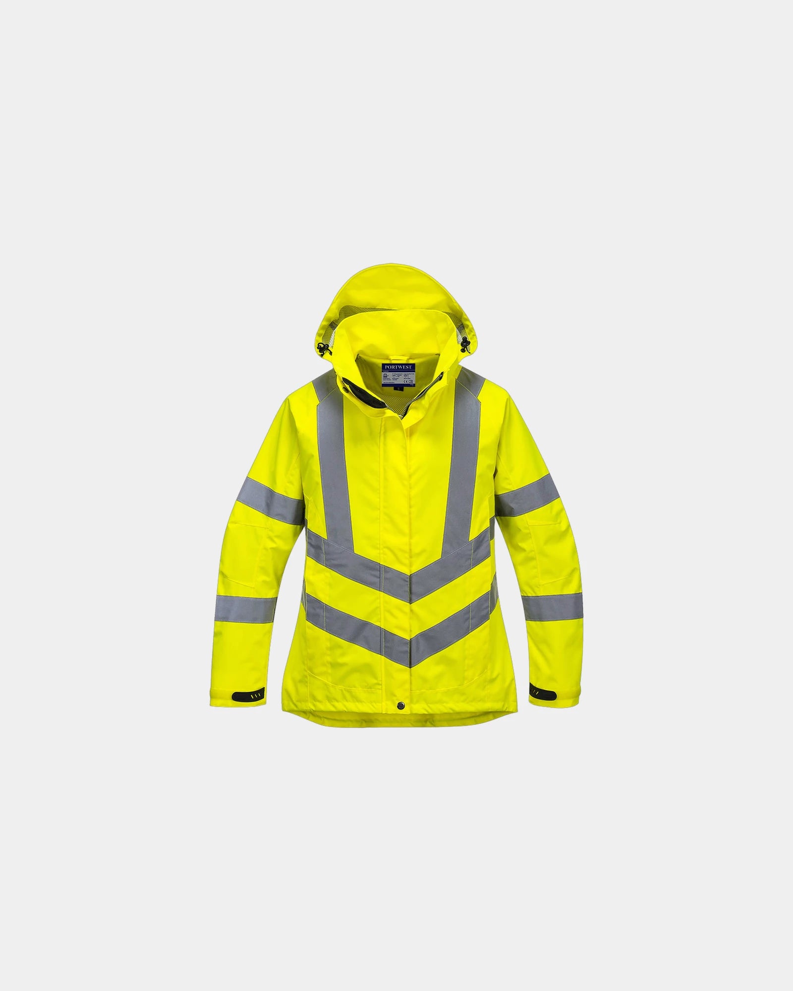 Parka femme respirante Hi-Vis à personnaliser - Jaune