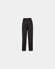 Pantalon femme élastiqué à personnaliser - Noir-Bleu Ciel
