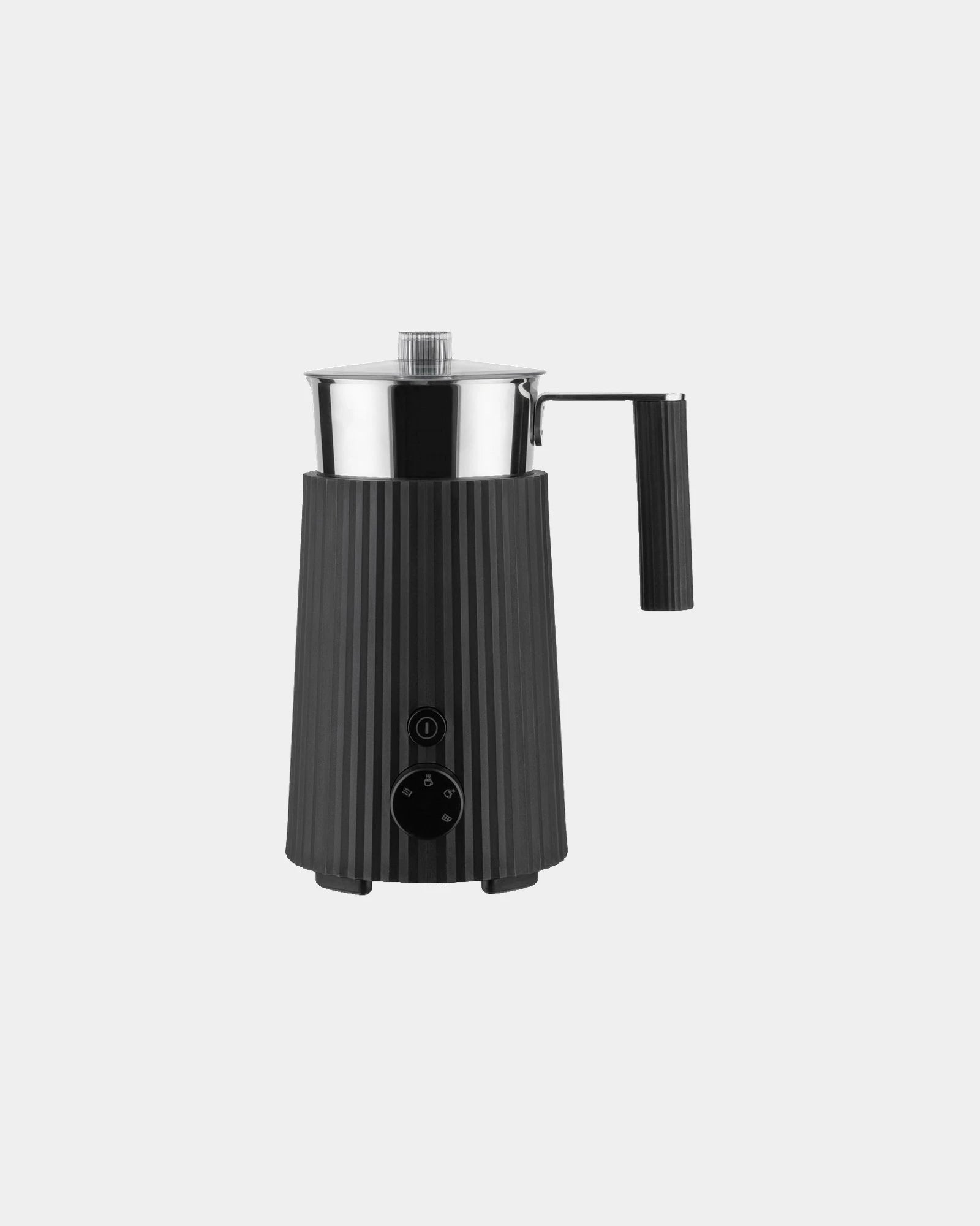 Machine à cappuccino induction Alessi Plissé à personnaliser - Noir