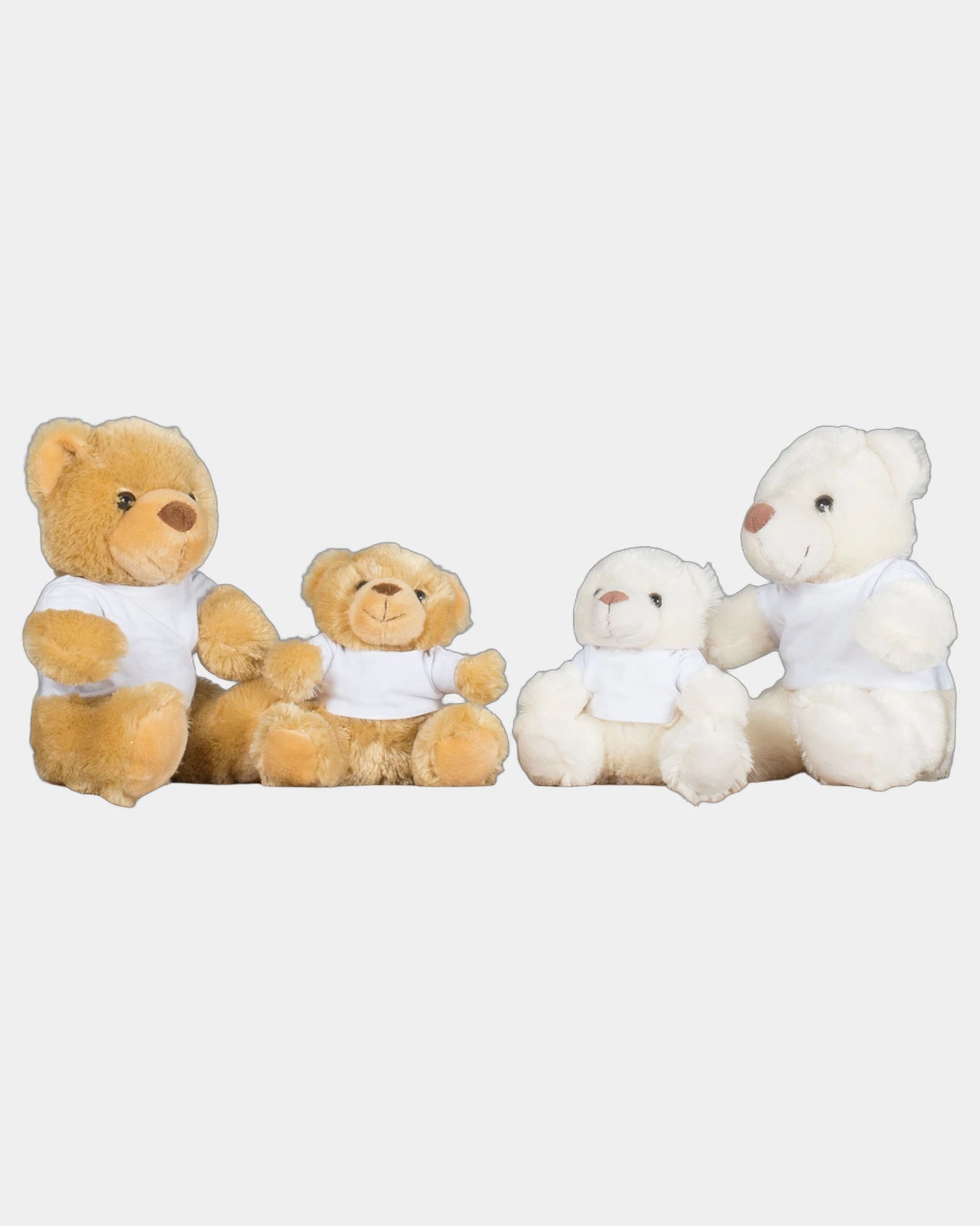 Peluche ours en t-shirt coton à personnaliser - 1