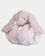 Peluche lapin avec couverture enfant à personnaliser - 3
