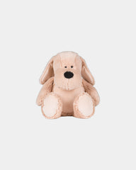 Peluche zip marquage ventre Zippie Dog à personnaliser - Mid Brown