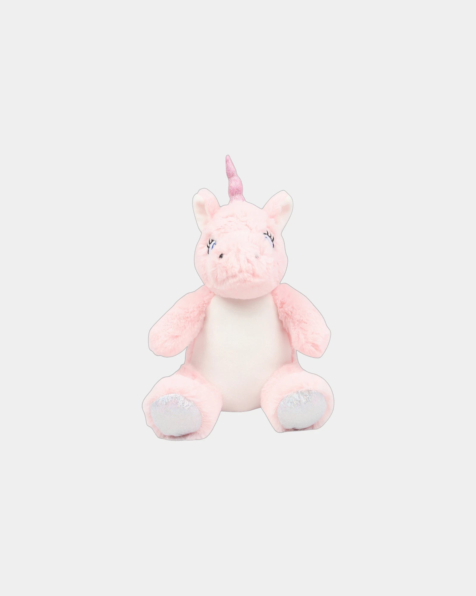 Peluche polyester ventre imprimable à personnaliser - Unicorn