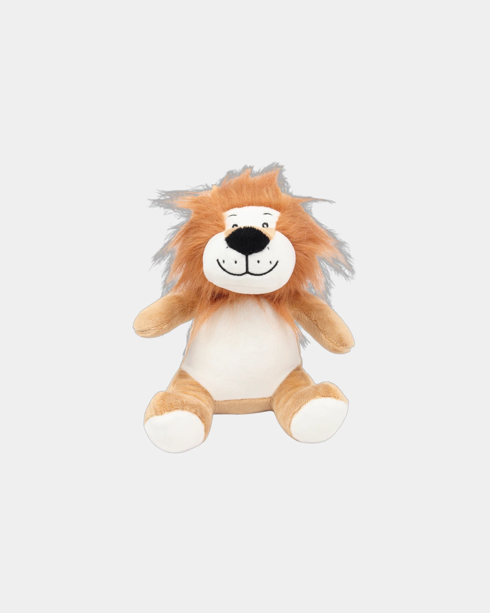 Peluche polyester ventre imprimable à personnaliser - Lion