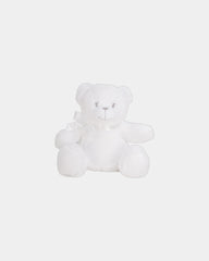 Peluche polyester ventre imprimable à personnaliser - White Teddy