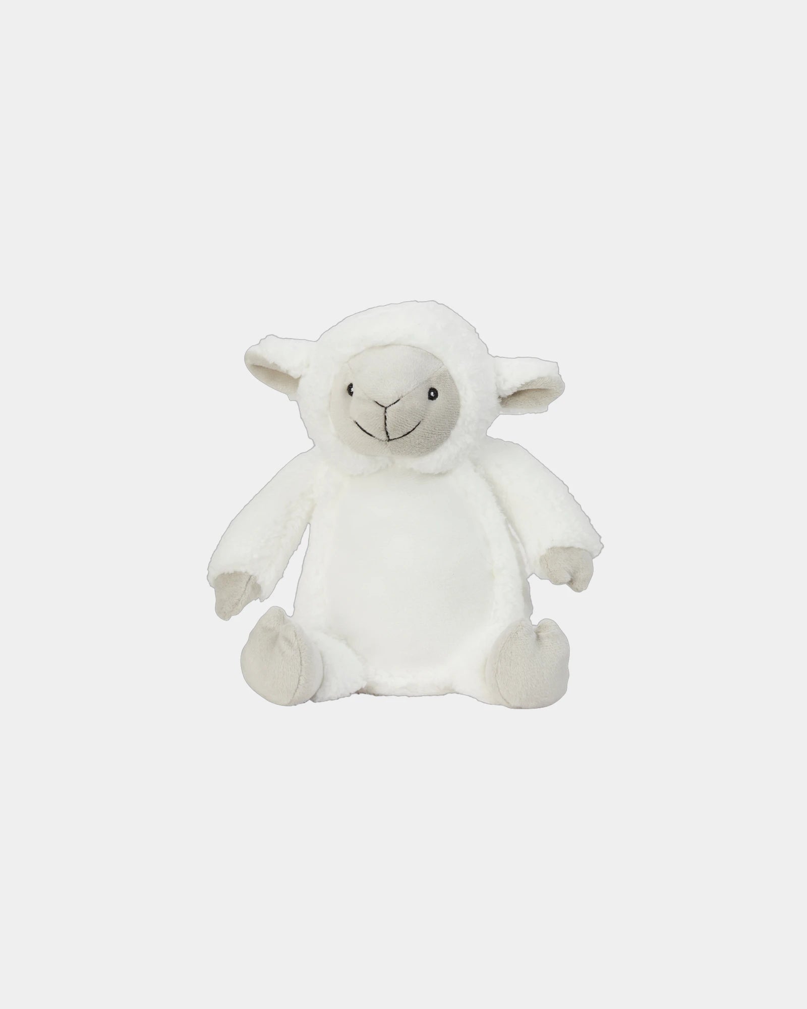 Peluche polyester ventre imprimable à personnaliser - Lamb