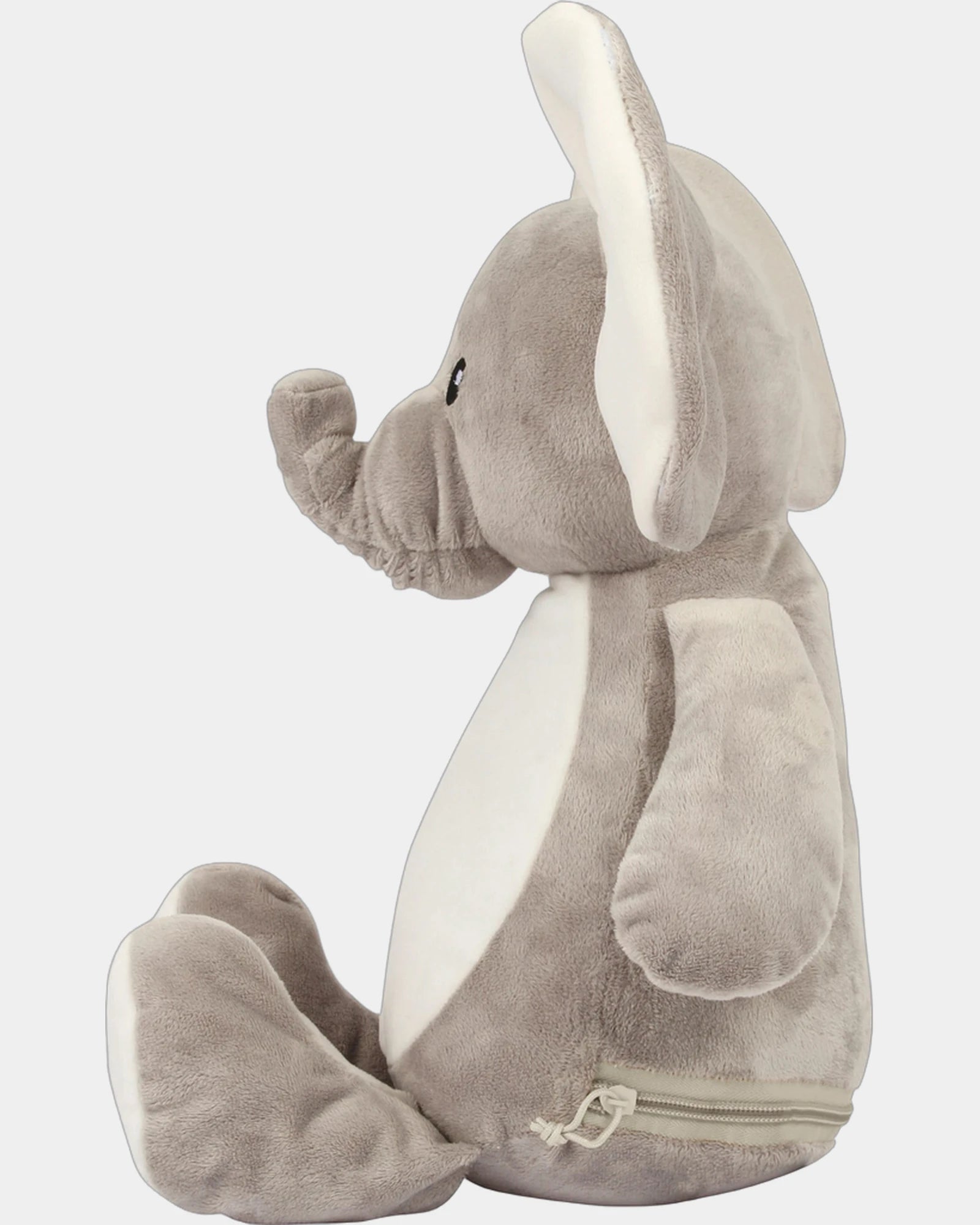 Peluche éléphant zippée à broder à personnaliser - 2