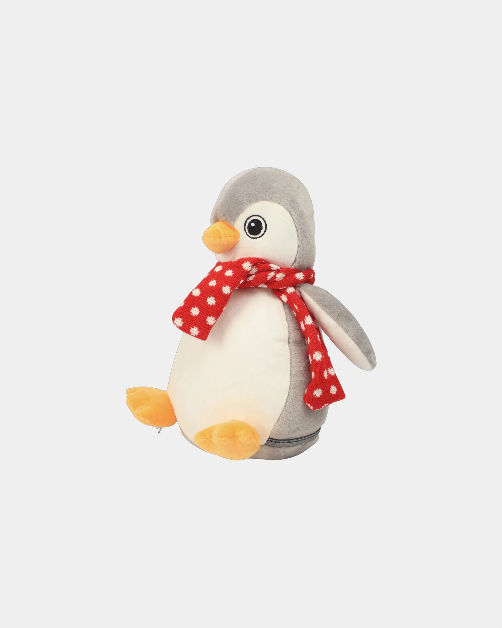 Peluche zippée Manchot polyester à personnaliser - 2