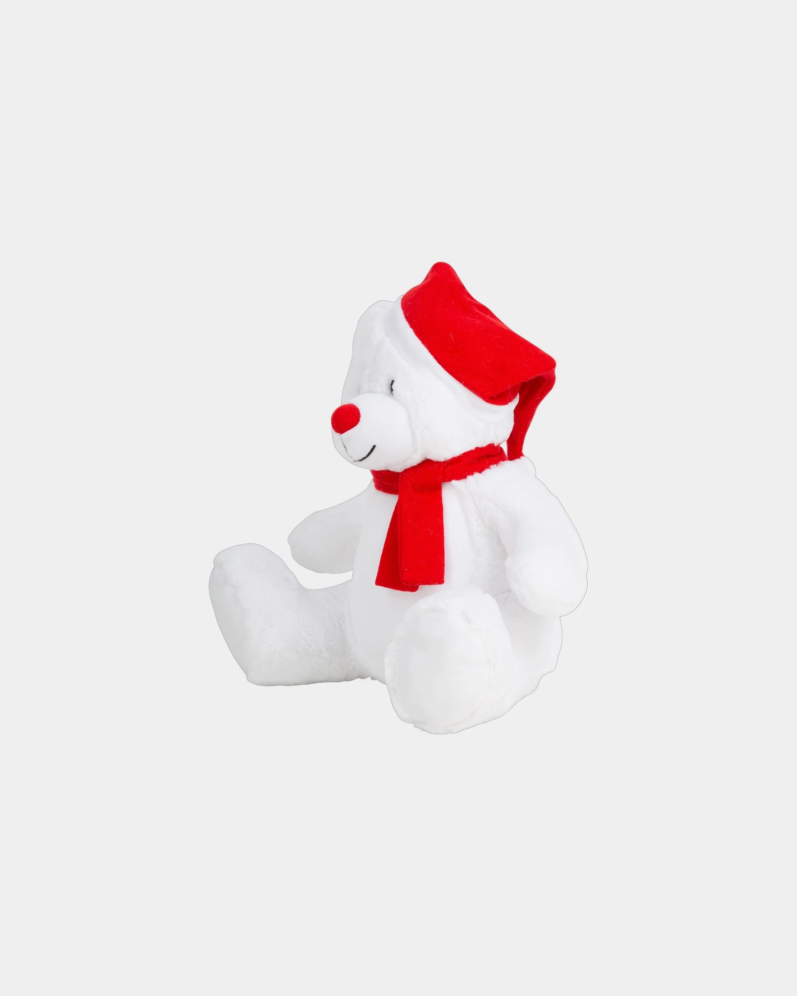 Peluche ourson de Noël bonnet et écharpe à personnaliser - 2